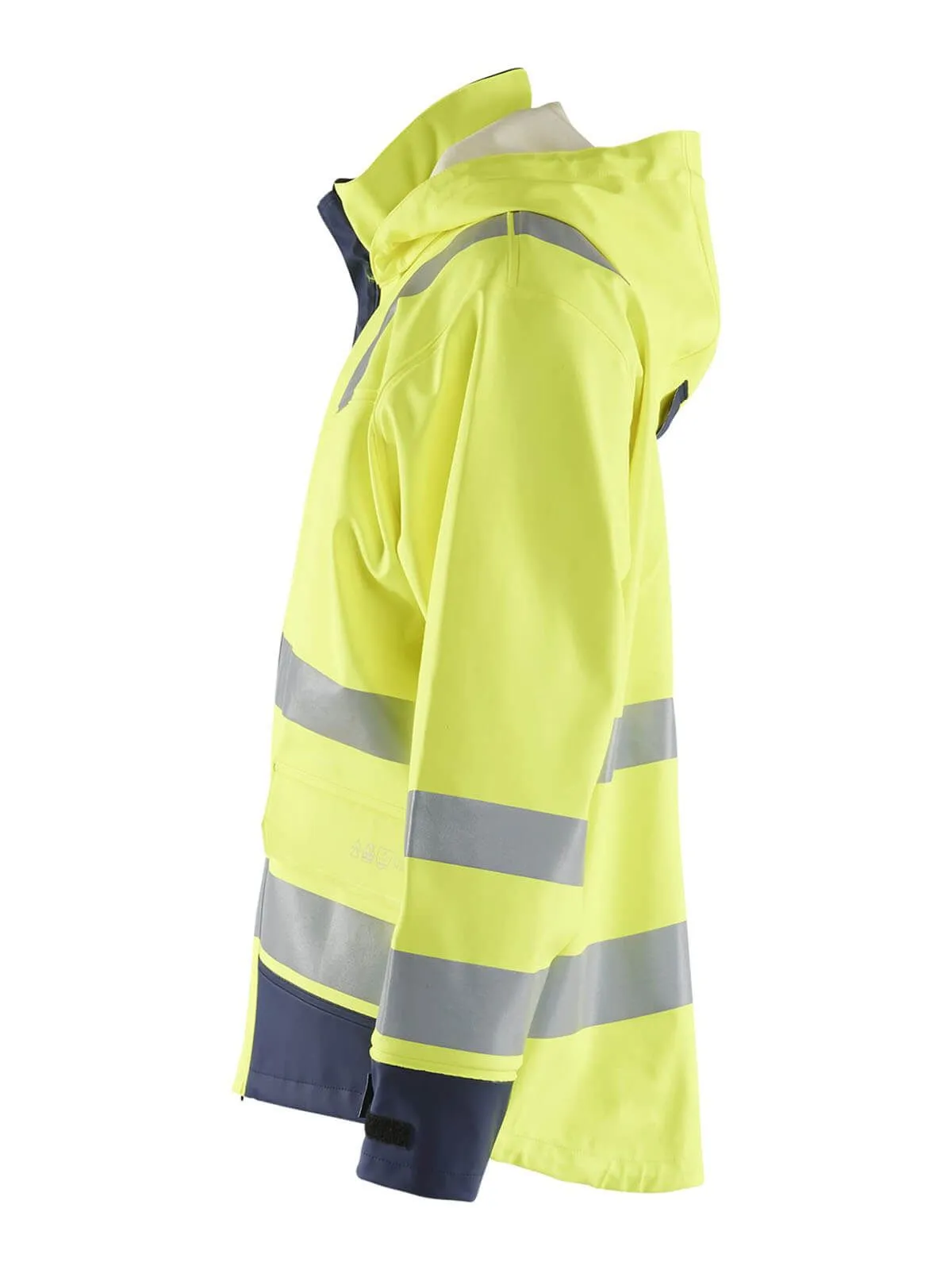 4313-2022 Rain Work Jacket Flame Retardant Level 2 - Blåkläder