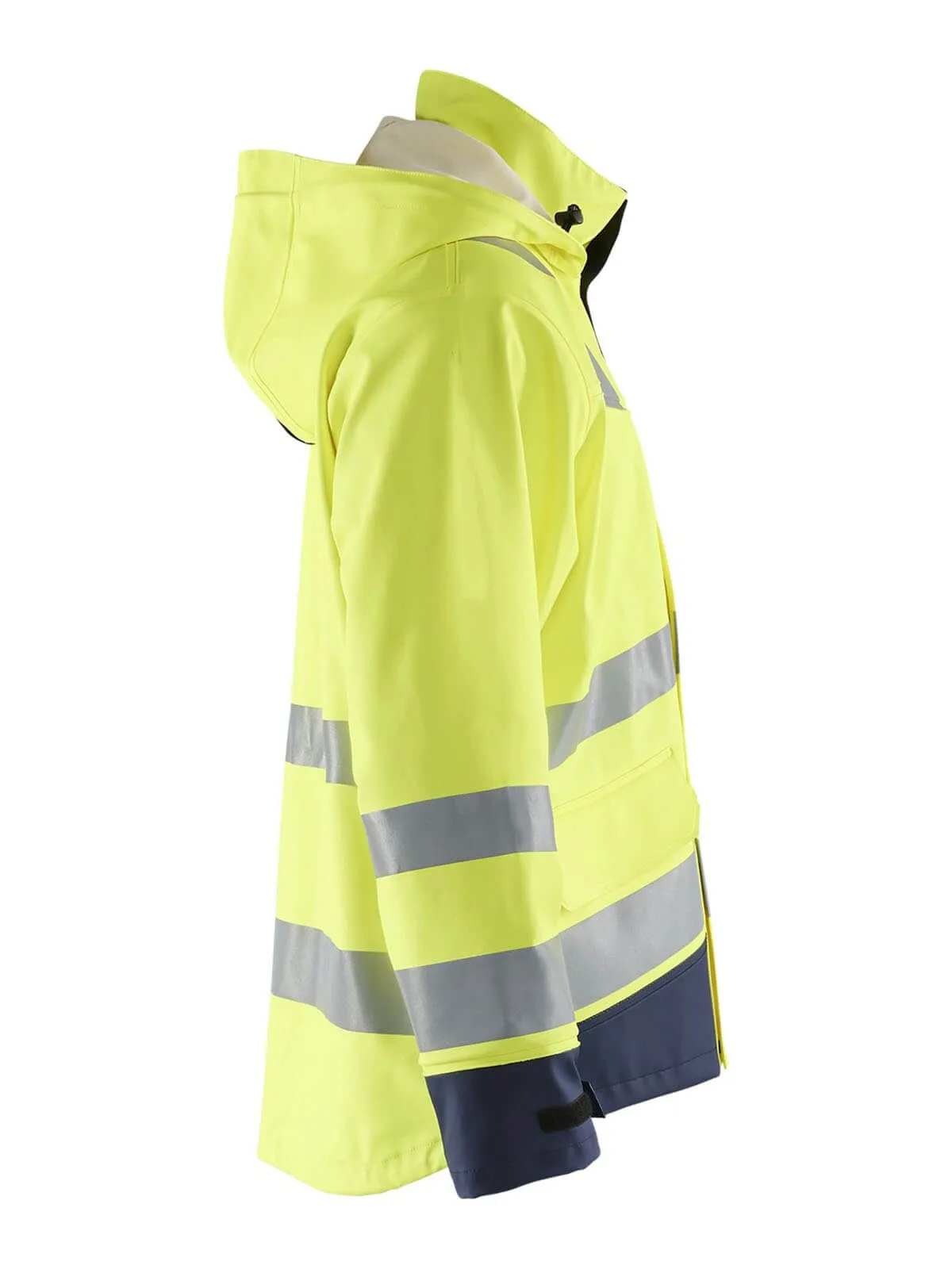 4313-2022 Rain Work Jacket Flame Retardant Level 2 - Blåkläder