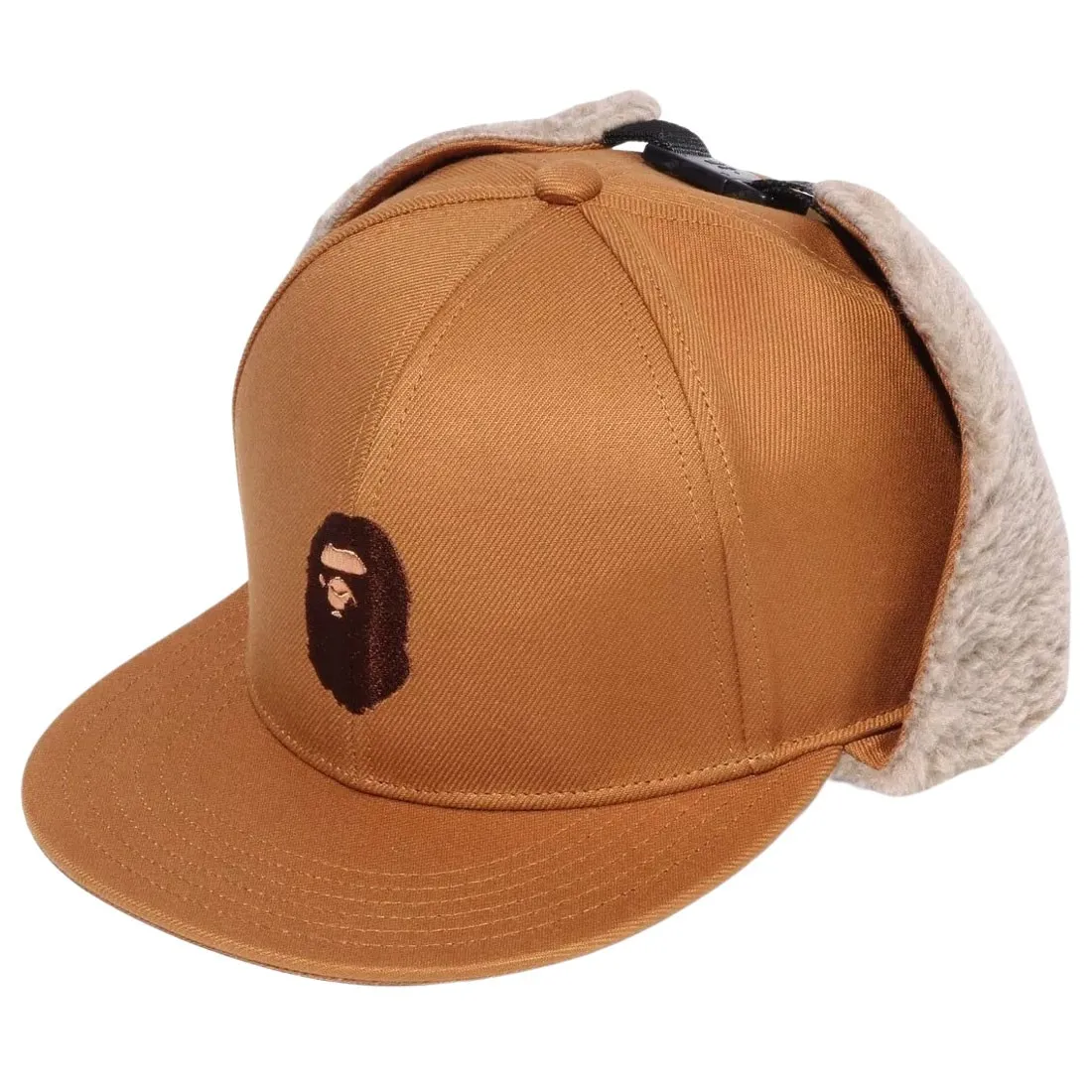 A Bathing Ape Ape Head Earmuffs Cap (brown)