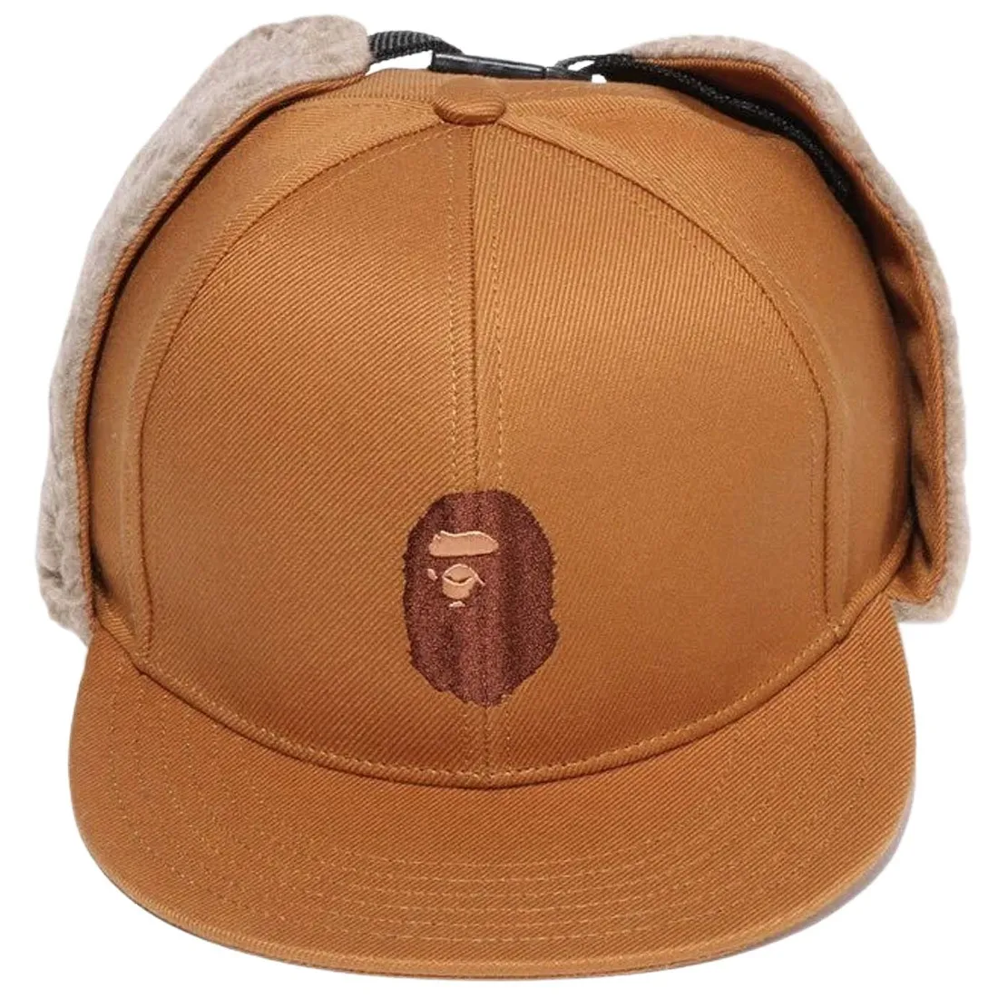 A Bathing Ape Ape Head Earmuffs Cap (brown)