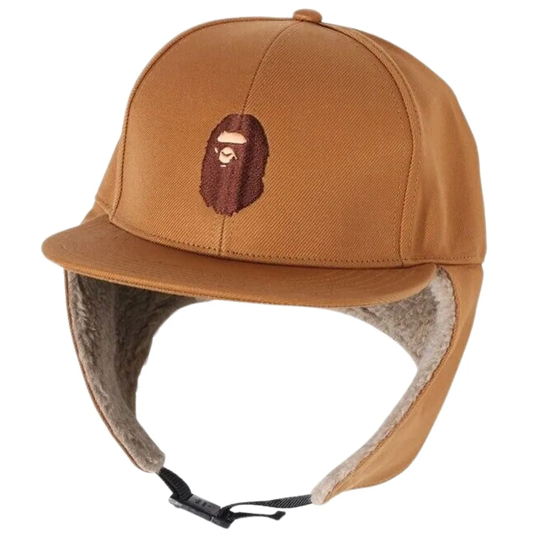 A Bathing Ape Ape Head Earmuffs Cap (brown)