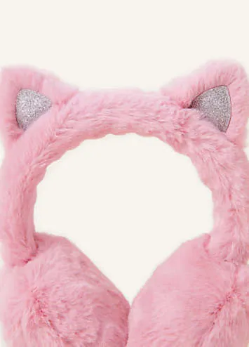 Accessorize Kids Faux Fur Fluffy Cat Earmuffs | Grattan