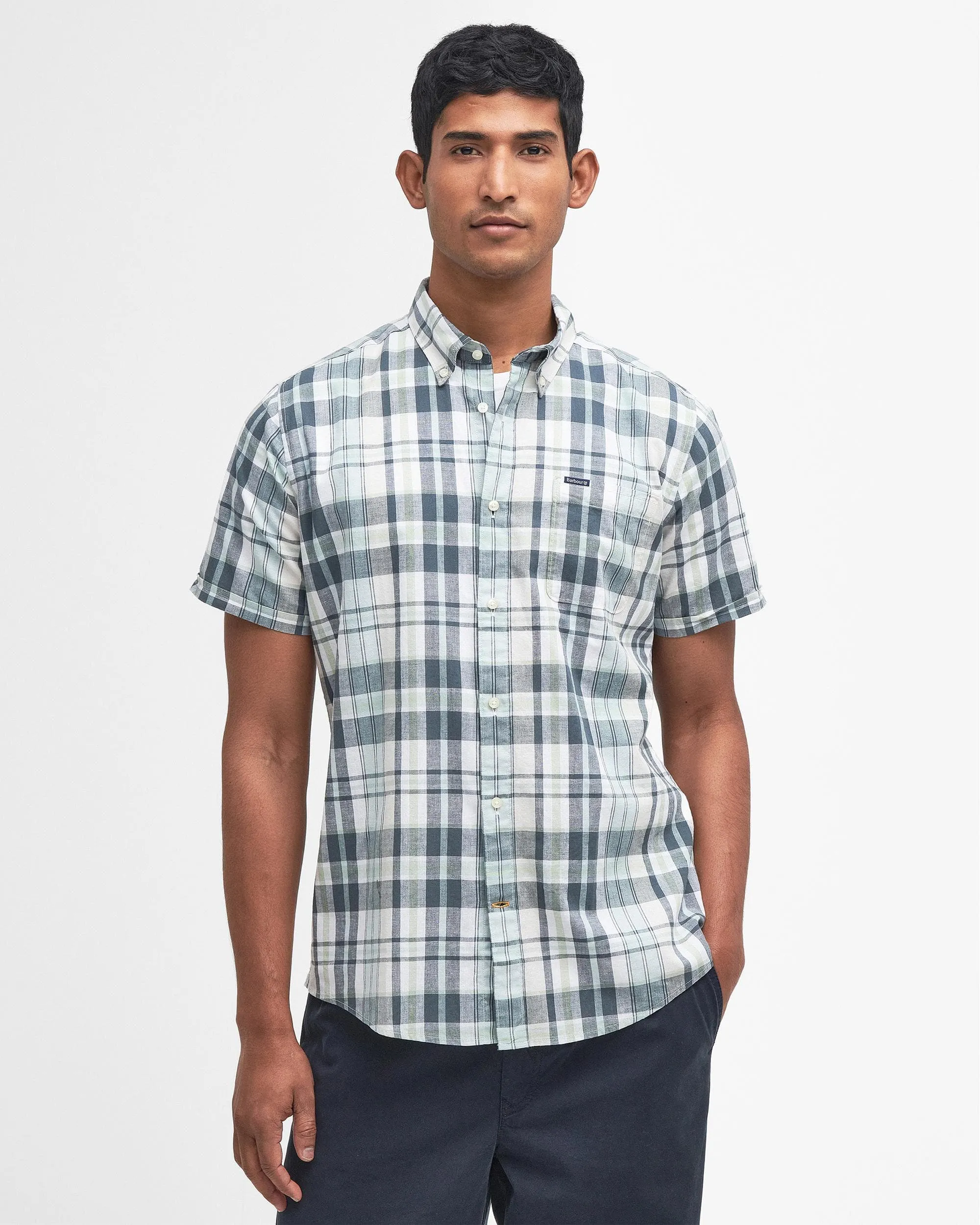 Alford Mens Tailored Checked Shirt