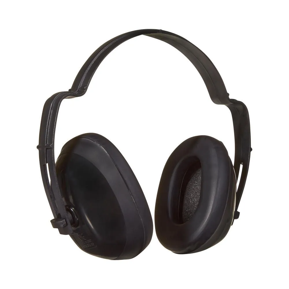 Allen Basic Safety Hearing Protection SHooting Earmuffs 23 dB NRR - Black