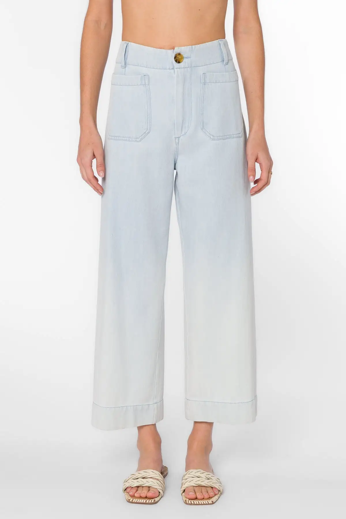 Alyx Light Blue Wide Leg Pant