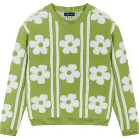 Andy & Evan Floral Sherpa Sweater