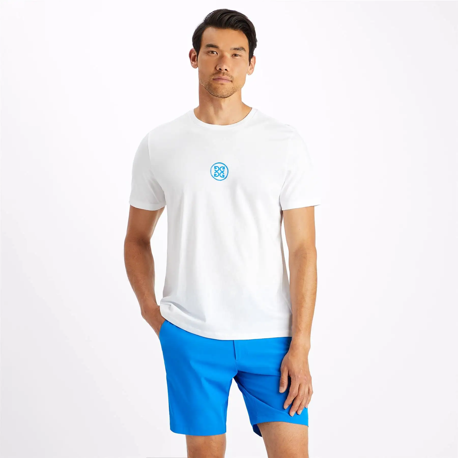 Apres Golf Cotton Tailored Fit T-Shirt Snow - AW23