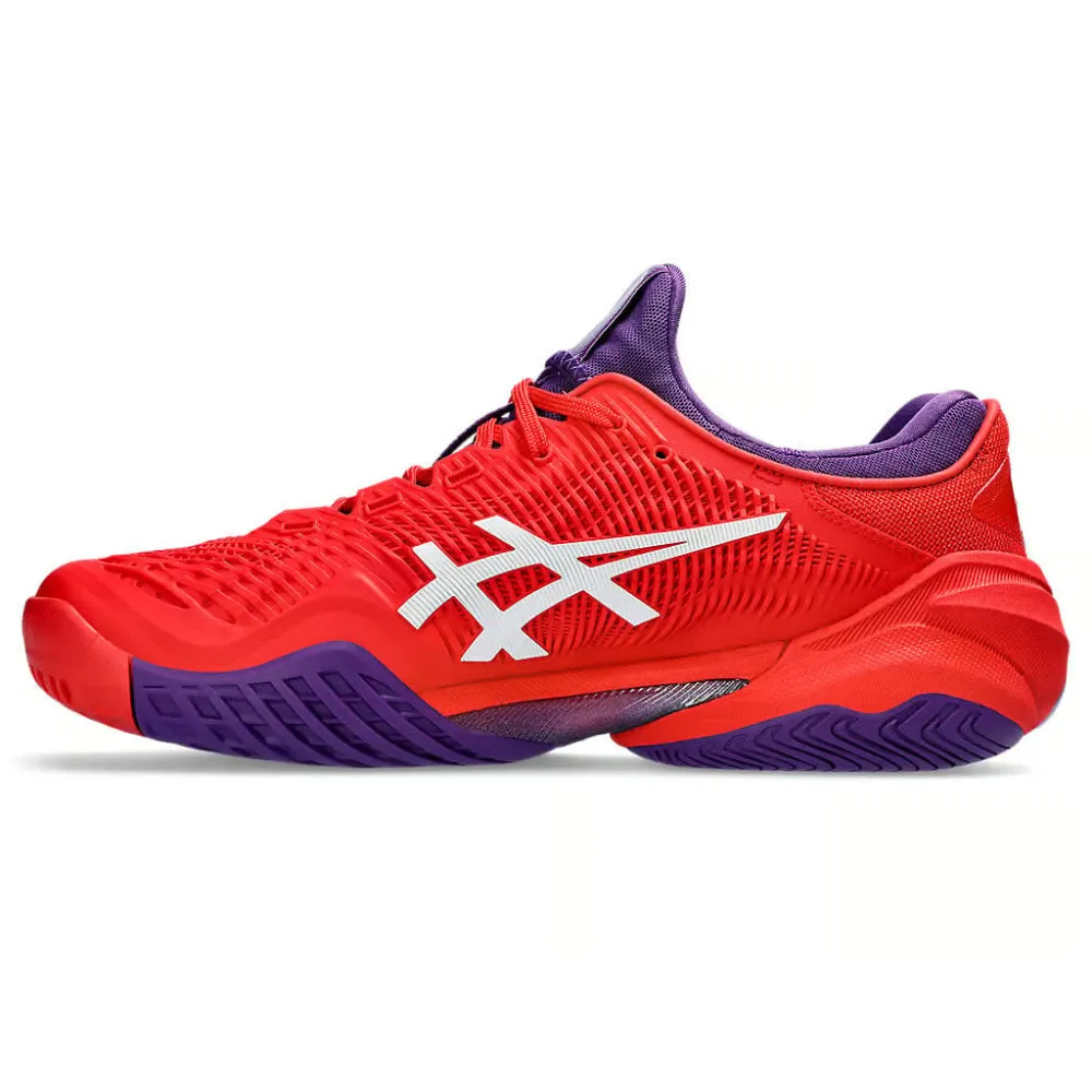 ASICS Men's Court FF 3 Novak Tennis Shoe (Classic Red/White)