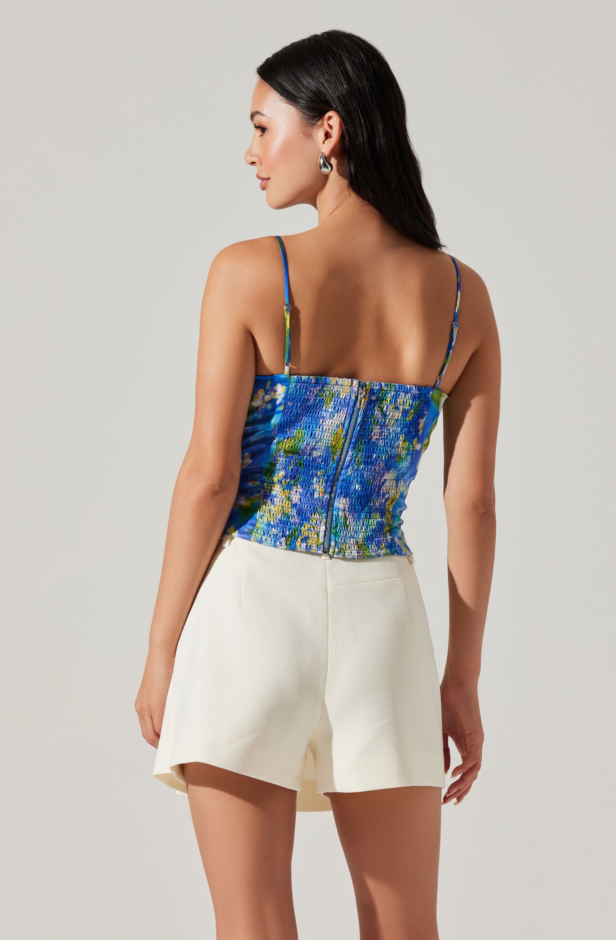 Azura Satin Floral Top