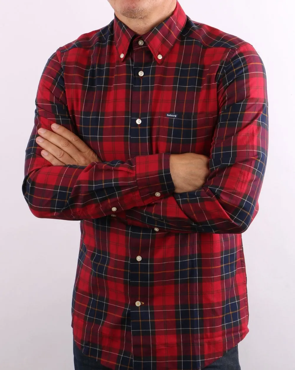 Barbour Wetherham Tailored Shirt Red