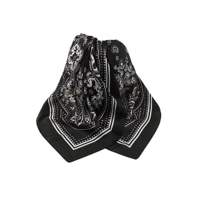 Black Satin Bandana Scarf - ETA 4/30