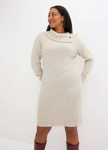 bonprix Straight Cut Knitted Dress