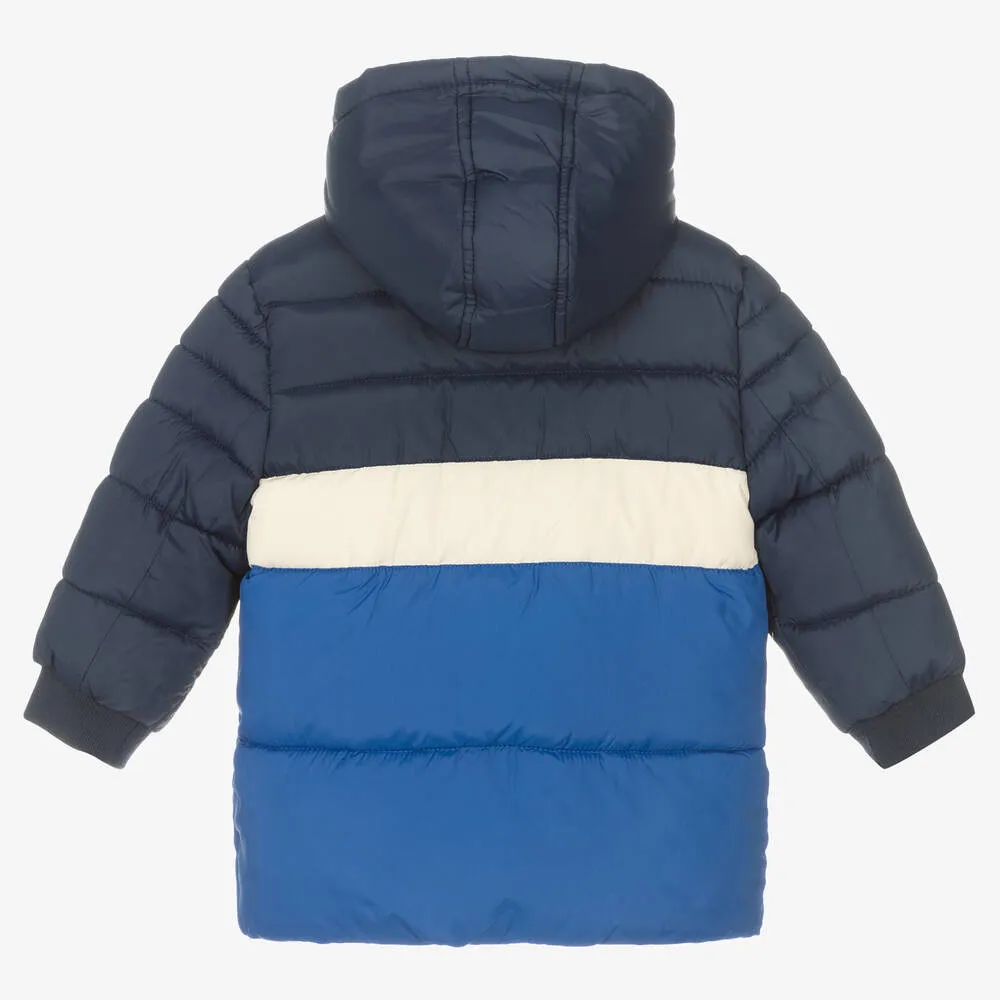 Boys Blue Puffer Coat