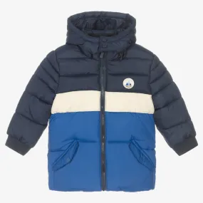 Boys Blue Puffer Coat