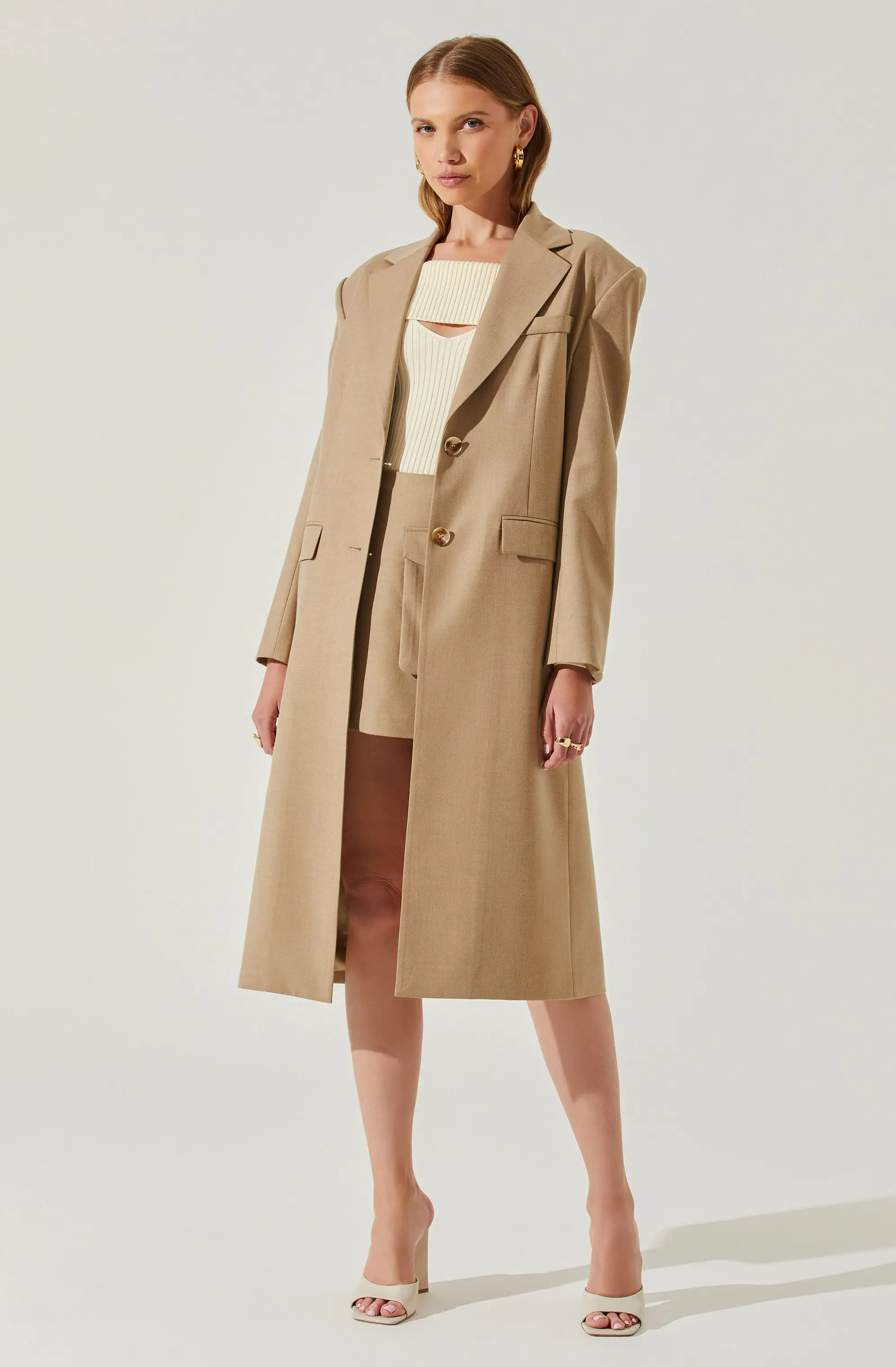 Brylee Wool Blend Coat