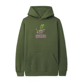 Butter Goods Dragonfly Embroidered Pullover Hood Army