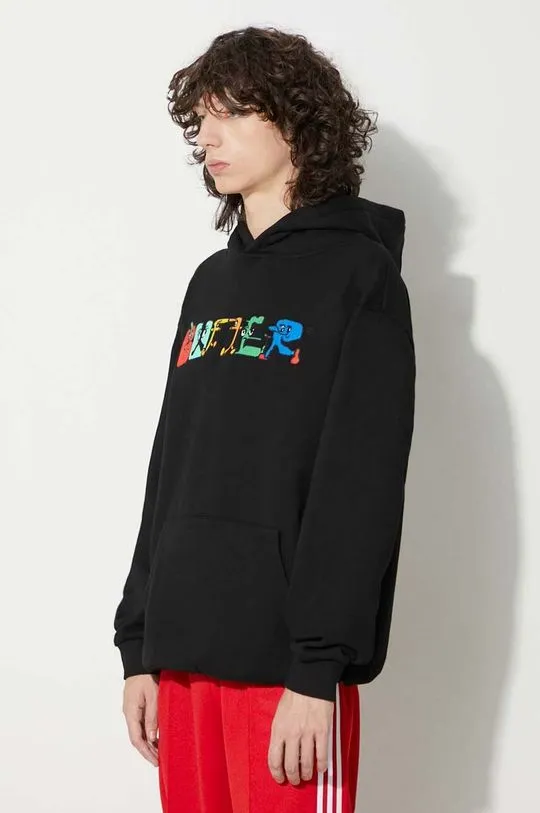 Butter Goods sweatshirt Zorched Pullover Hood men's black color BGQ3231802