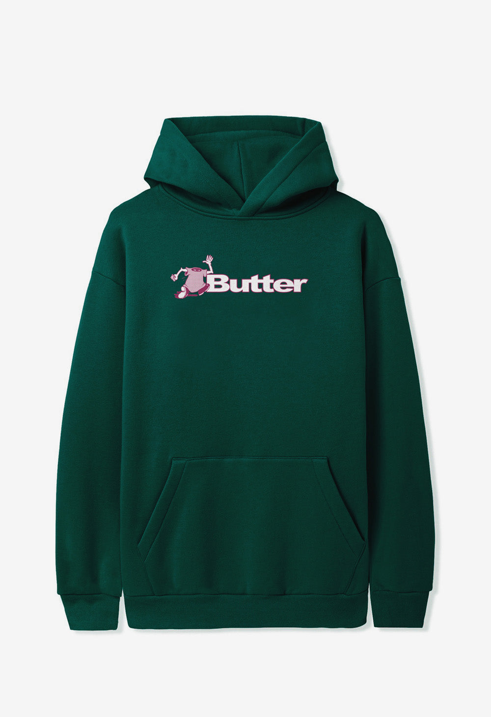 BUTTER GOODS T-shirt logo pullover hood