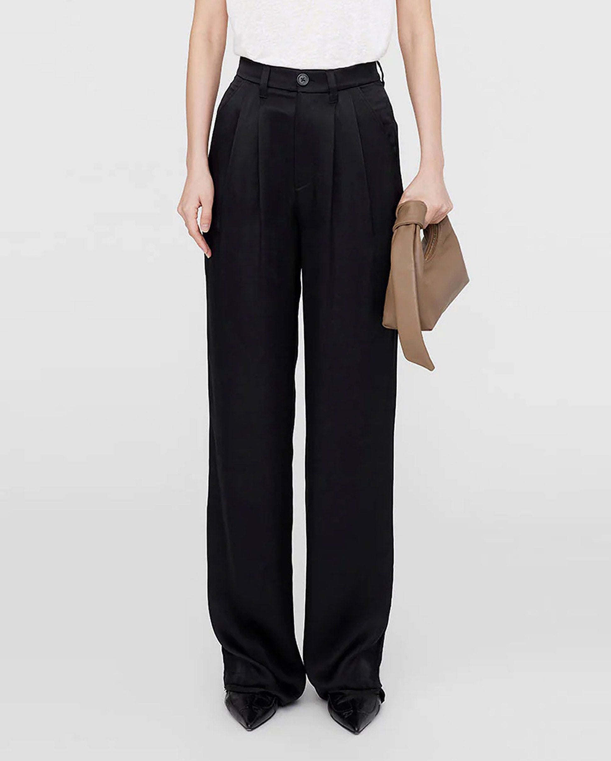 CARRIE PANT / BLACK SILK