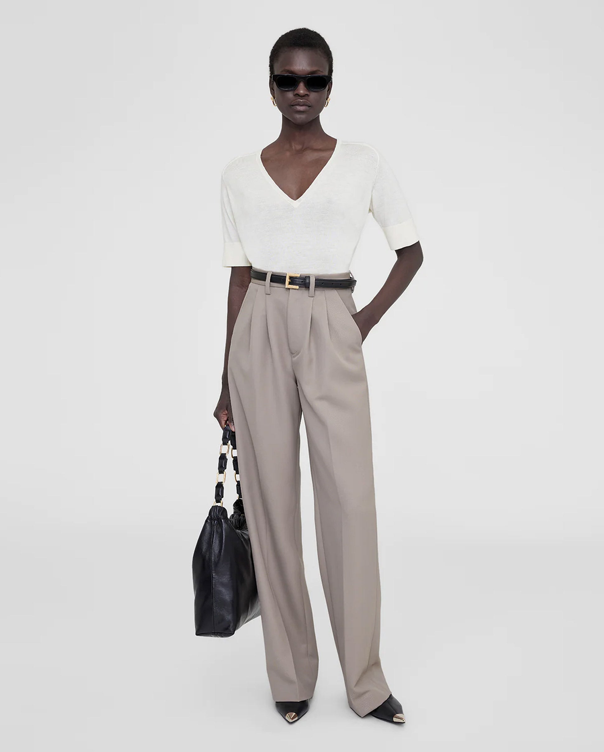 CARRIE PANT / TAUPE