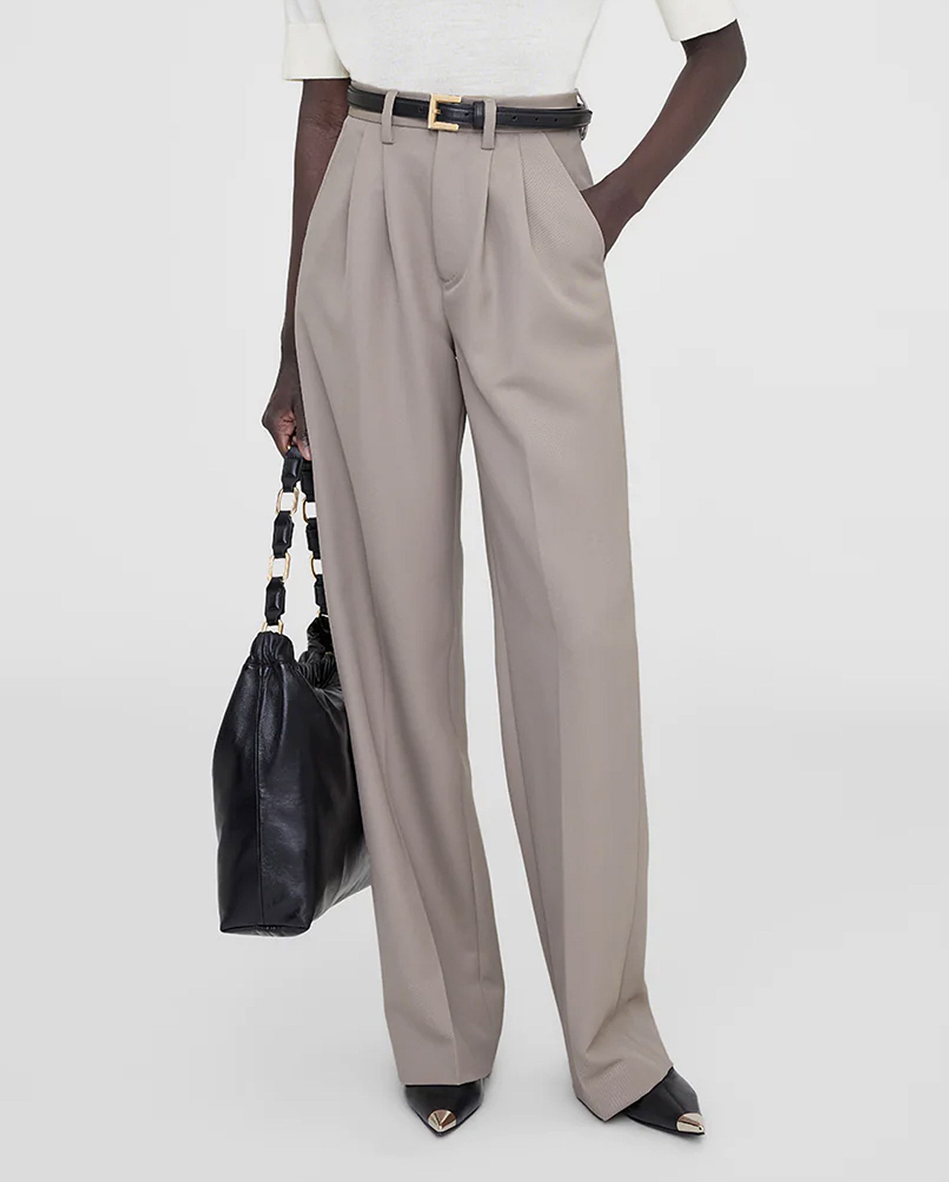 CARRIE PANT / TAUPE