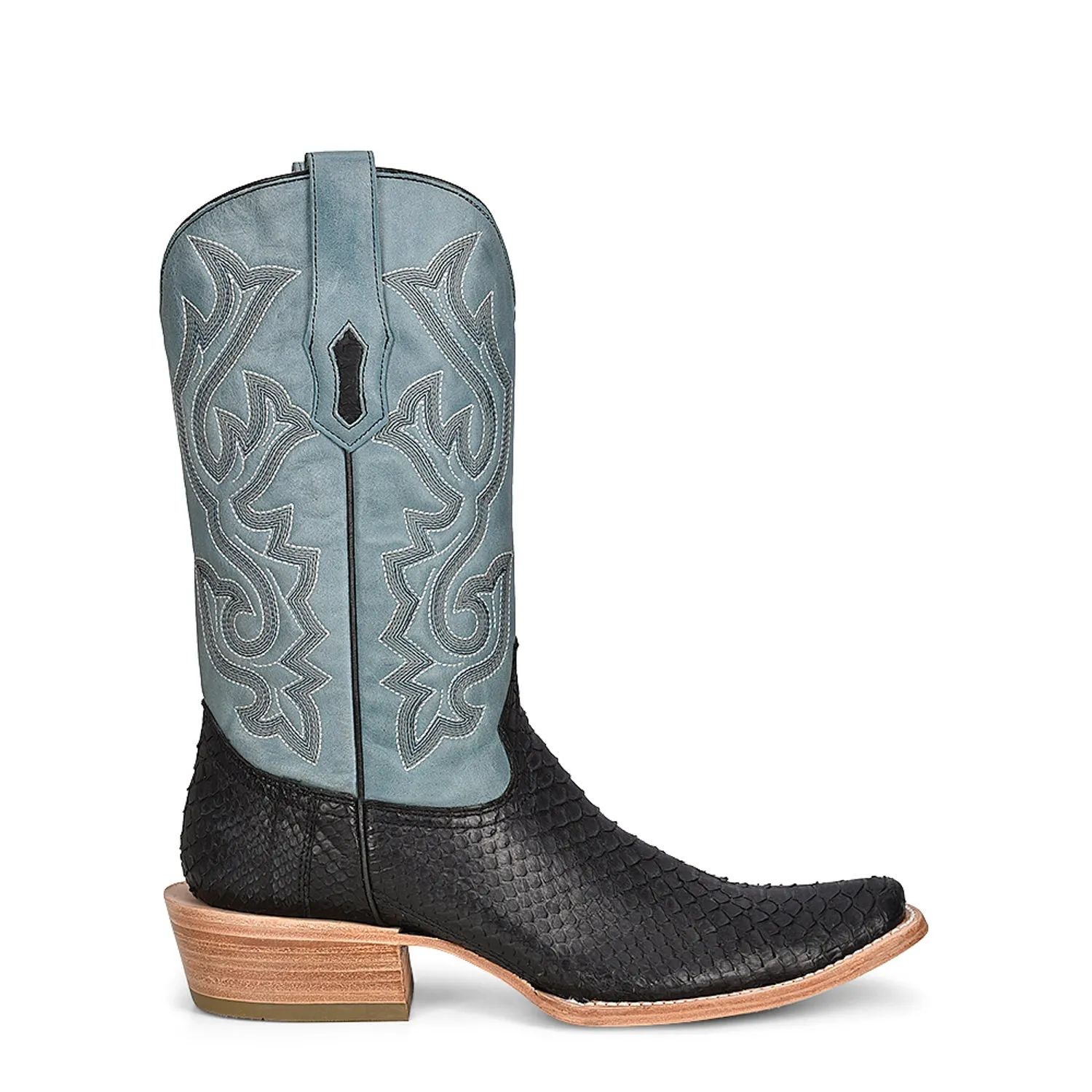 Corral Mens Python Cowboy Boots Snake Black/Blue