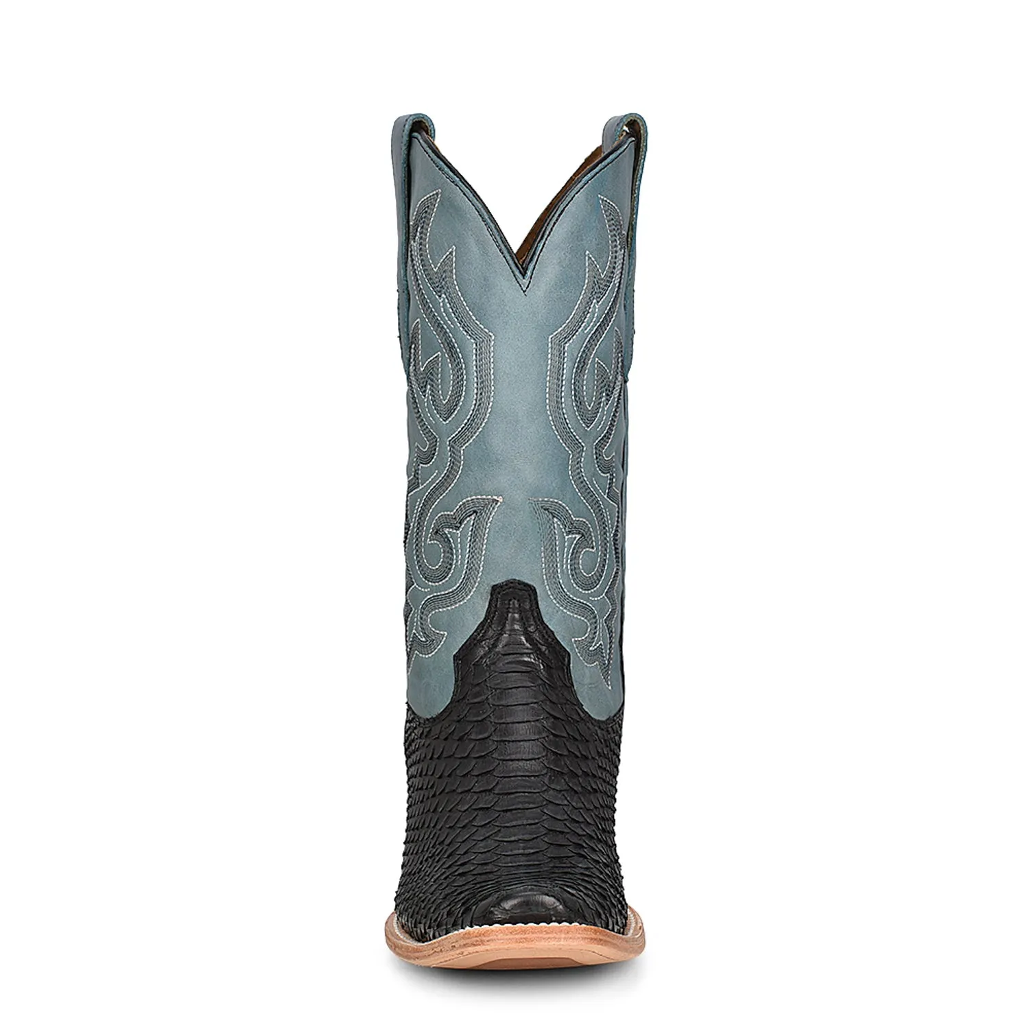 Corral Mens Python Cowboy Boots Snake Black/Blue