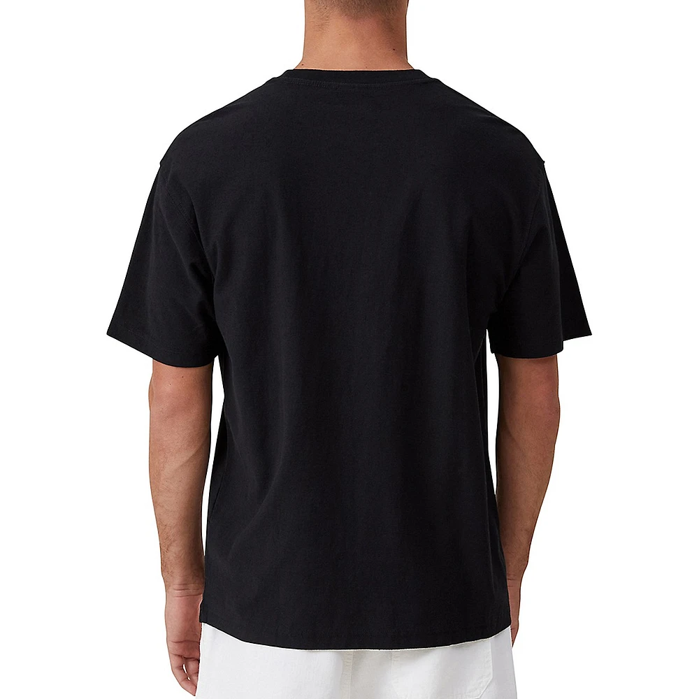 Cotton On Hotel Paradiso Premium Loose-Fit Graphic T-Shirt