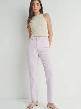 Cut-Off Cropped Straight Leg