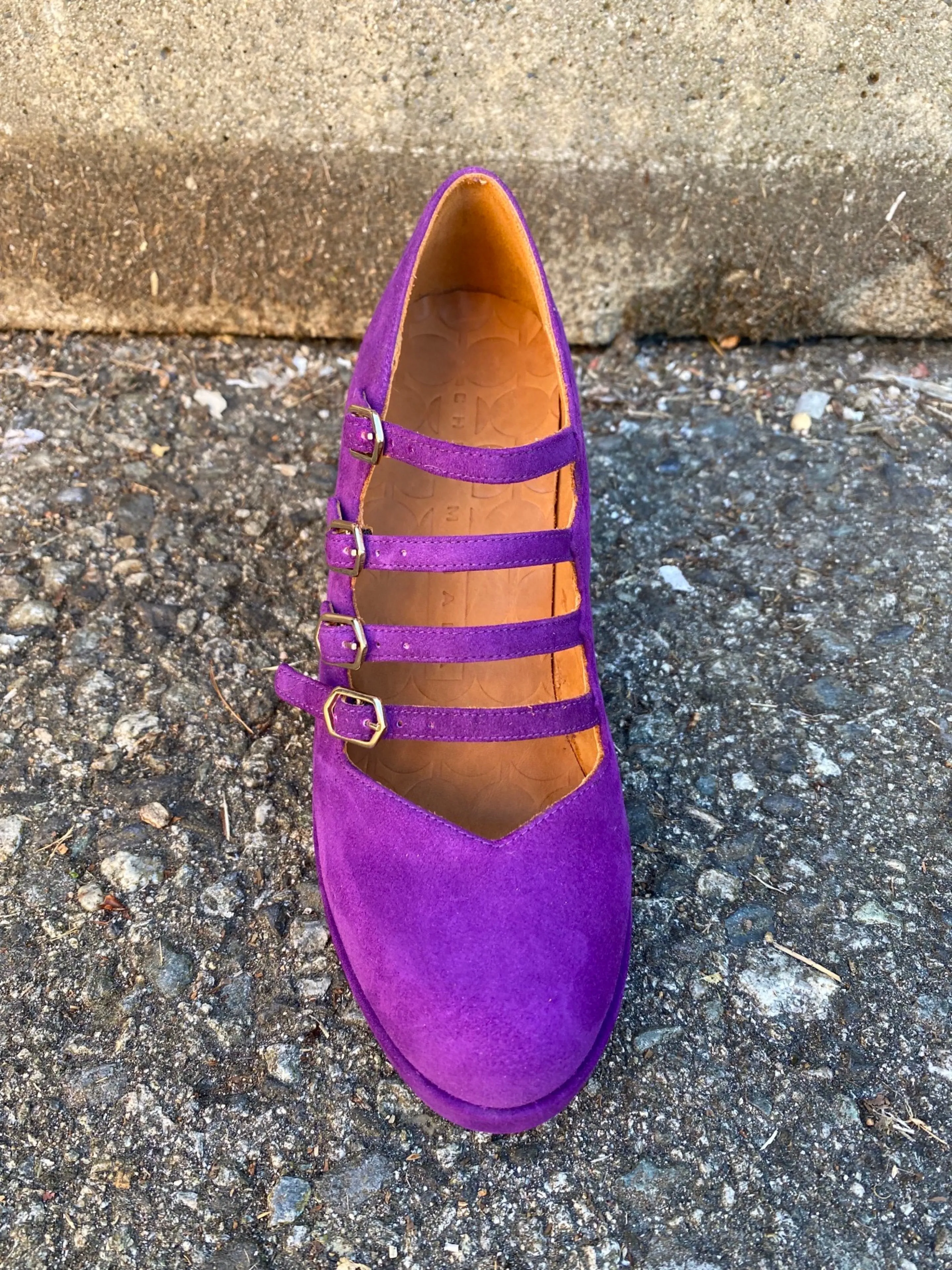 Dalila Purple Platform Heel