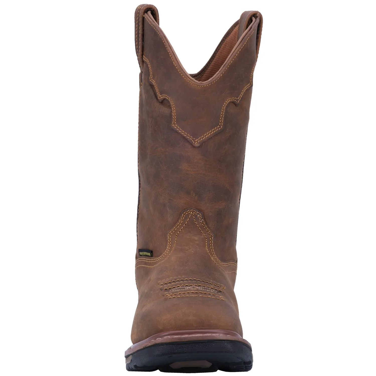 Dan Post Mens Blayde Waterproof Cowboy Boots Leather Saddle Tan