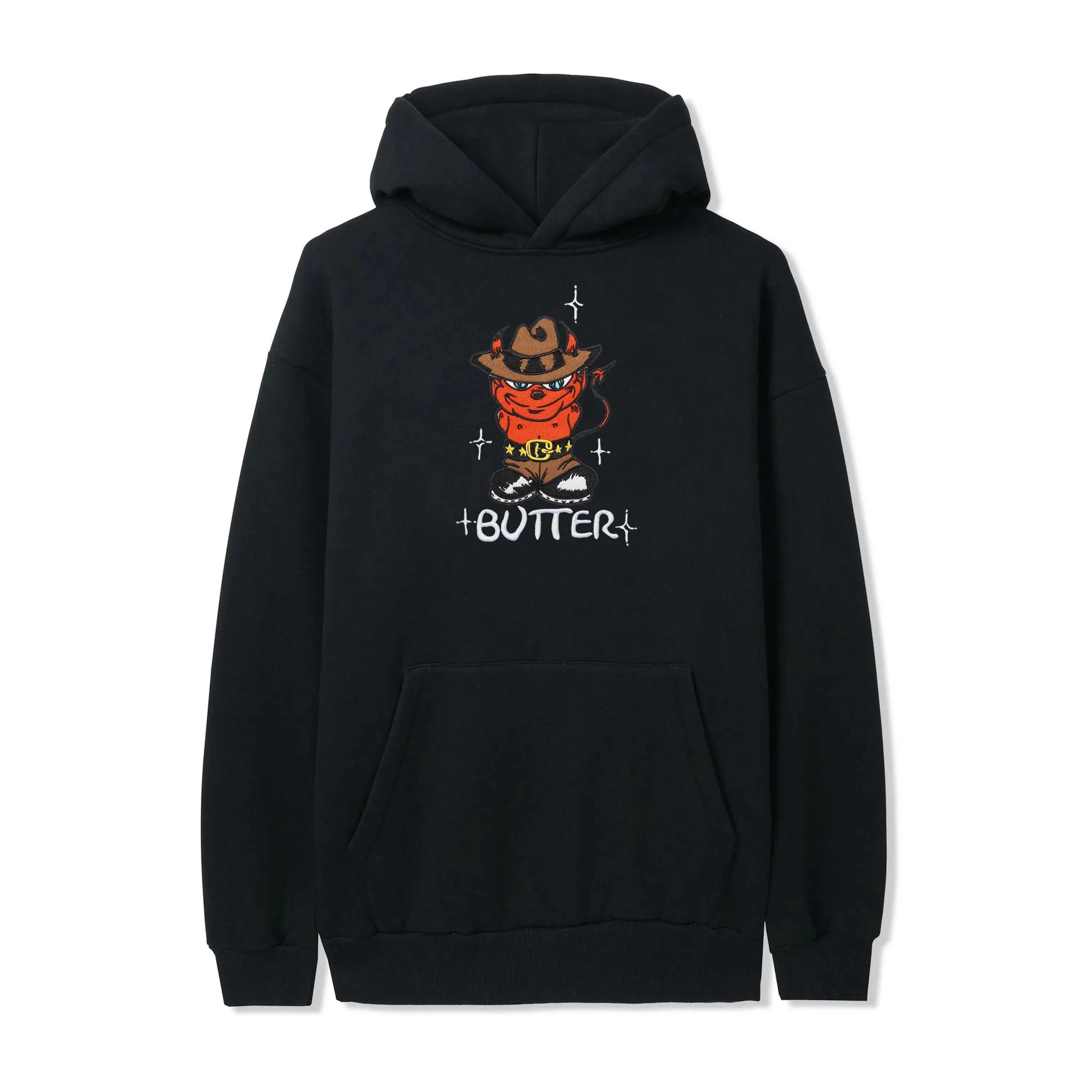 Devil Pullover Hood, Black