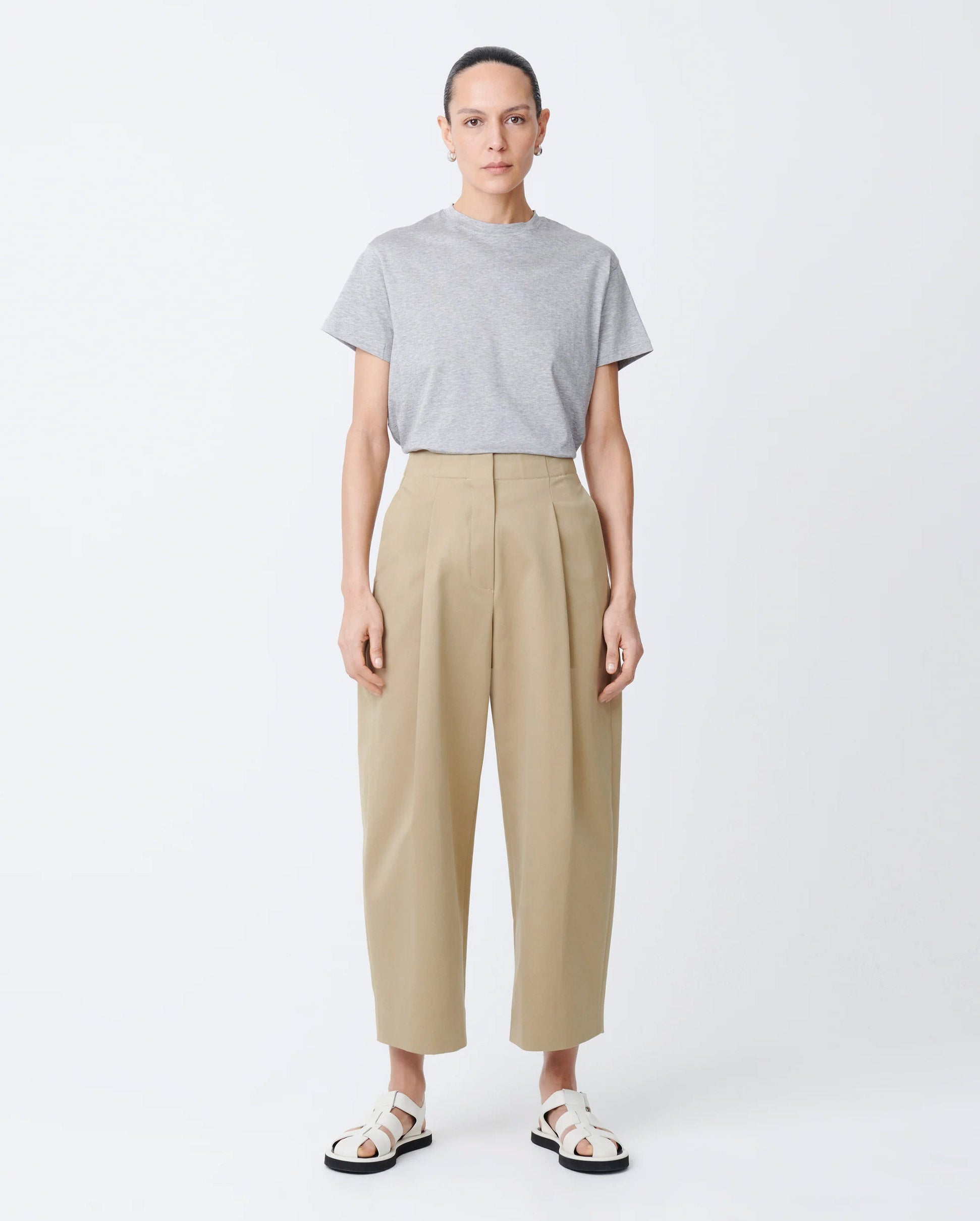 DORDONI VOLUME PANT / TAN