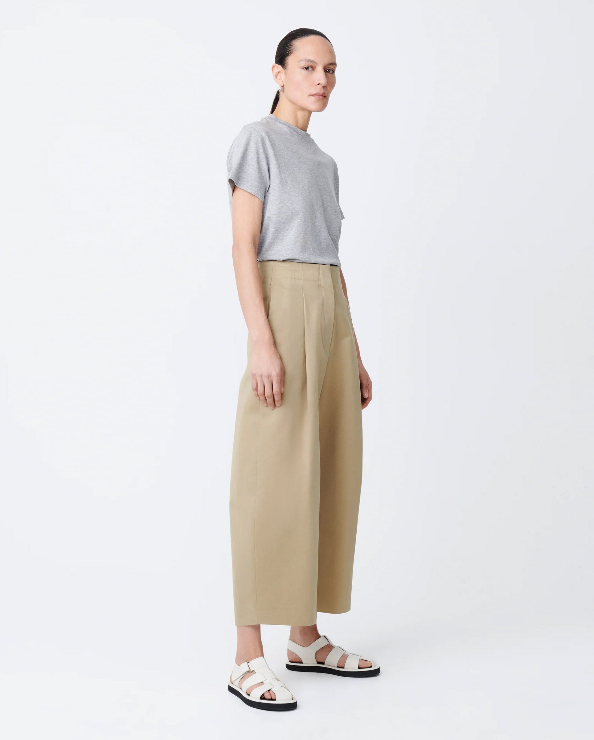 DORDONI VOLUME PANT / TAN