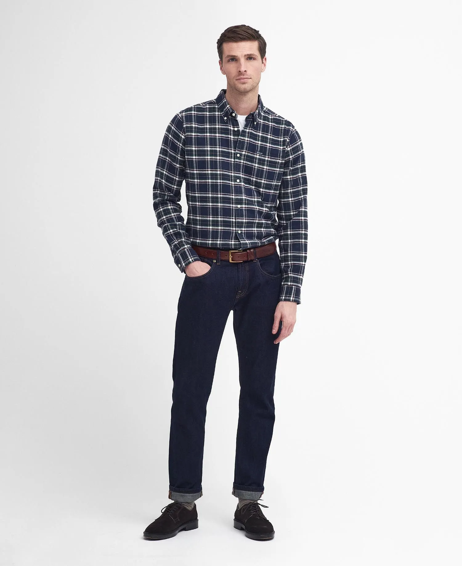  Drumhill Tailored Long Sleeved Shirt     