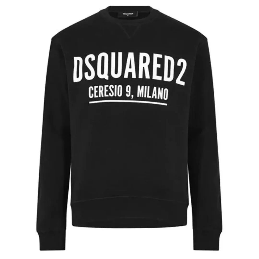 Dsquared2 Milano Logo Black Sweater