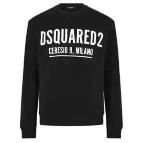 Dsquared2 Milano Logo Black Sweater