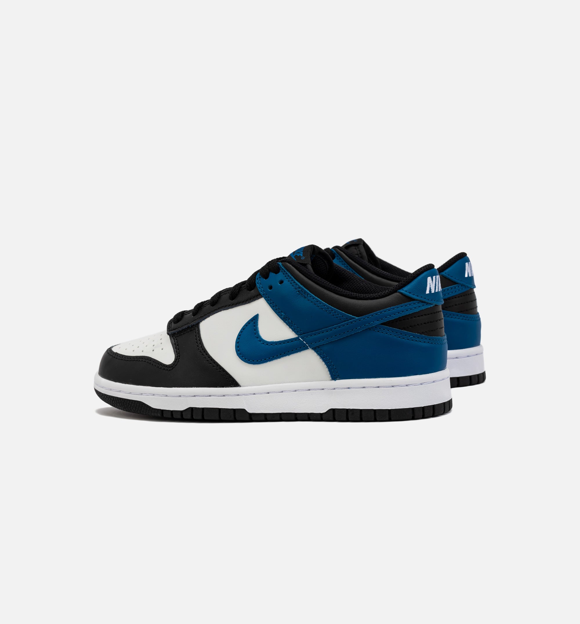 Dunk Low Grade School Lifestyle Shoe - Black/Blue Free Shipping