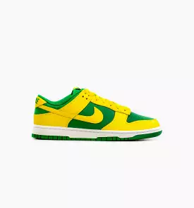 Dunk Low Reverse Brazil Mens Lifestyle Shoe - Yellow/Green Limit One Per Customer