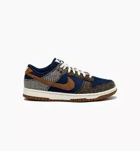 Dunk Low Tweed Corduroy Mens Lifestyle Shoe - Midnight Navy/Ale Brown/Pale Ivory Free Shipping