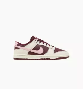 Dunk Low Valentine’s Day Mens Lifestyle Shoe -  Pale Ivory/Medium Soft Pink/Night Maroon Limit One Per Customer