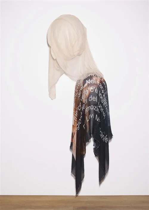 Faliero Sarti Emozioni Love Quote Scarf