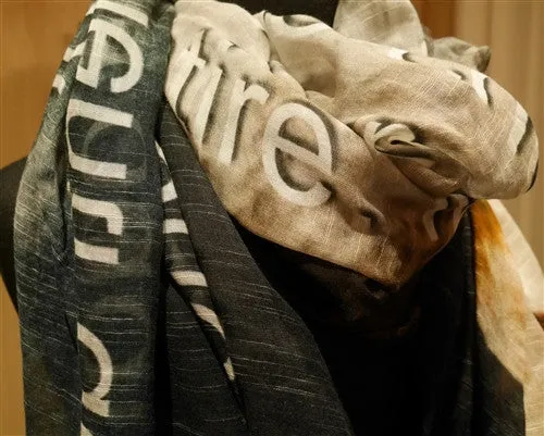 Faliero Sarti Emozioni Love Quote Scarf