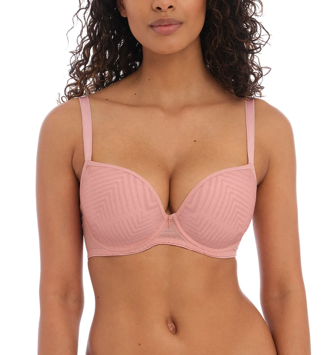 Freya Tailored Molded Plunge Underwire T-Shirt Bra (401131) - Ash Rose