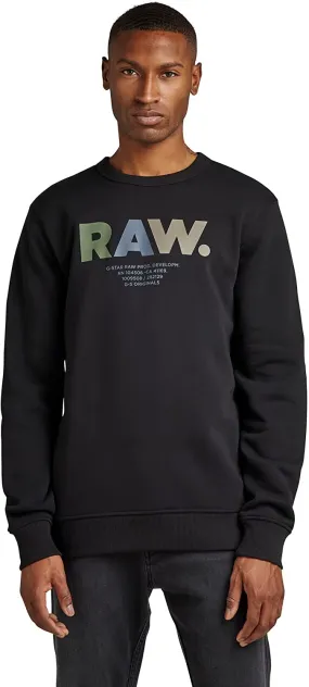 G-Star Raw Men's Premium Graphic Crew Neck Sweatshirt