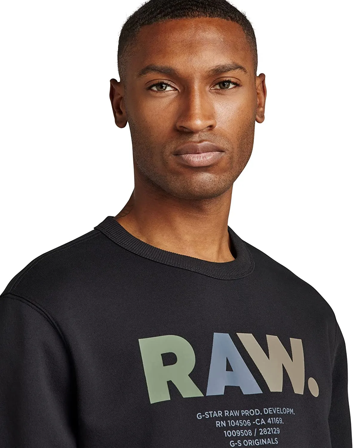 G-Star Raw Men's Premium Graphic Crew Neck Sweatshirt