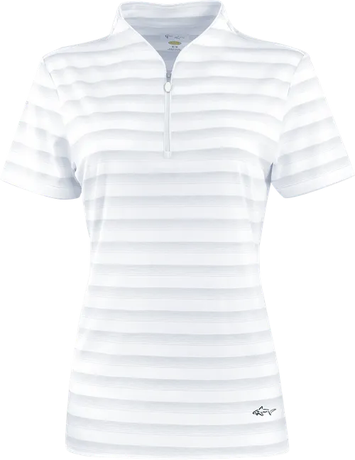 Greg Norman Ladies LAB Stripe Polo