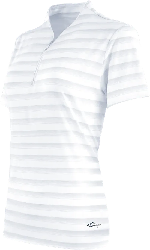 Greg Norman Ladies LAB Stripe Polo