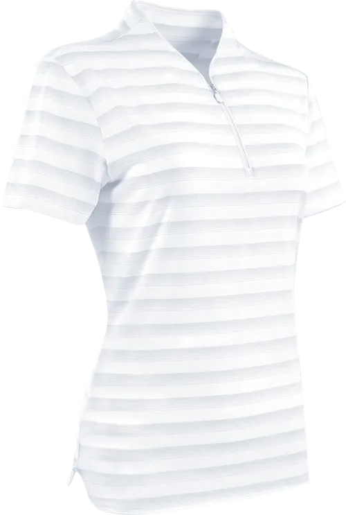 Greg Norman Ladies LAB Stripe Polo