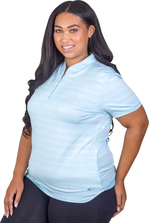 Greg Norman Ladies LAB Stripe Polo